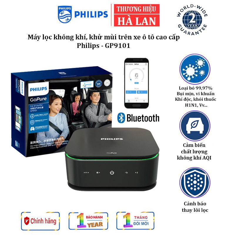 Philips gp9101 premium car air freshener purifier-12 months warranty