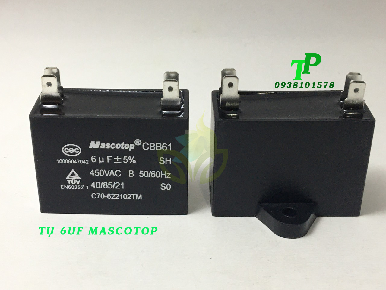 Tụ Mascotop 6uF CBB61