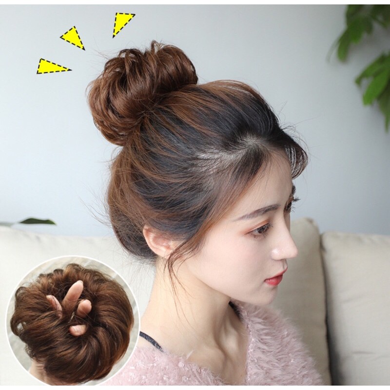 ❤️[Tóc Giả Loại 1] ❤️- Tóc Búi Rối Lả Lơi