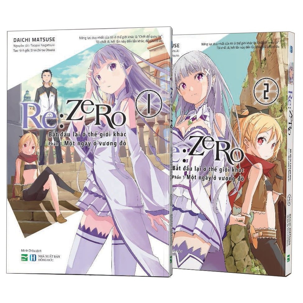 Manga Re:zero phần 1 trọn bộ 2 tập
