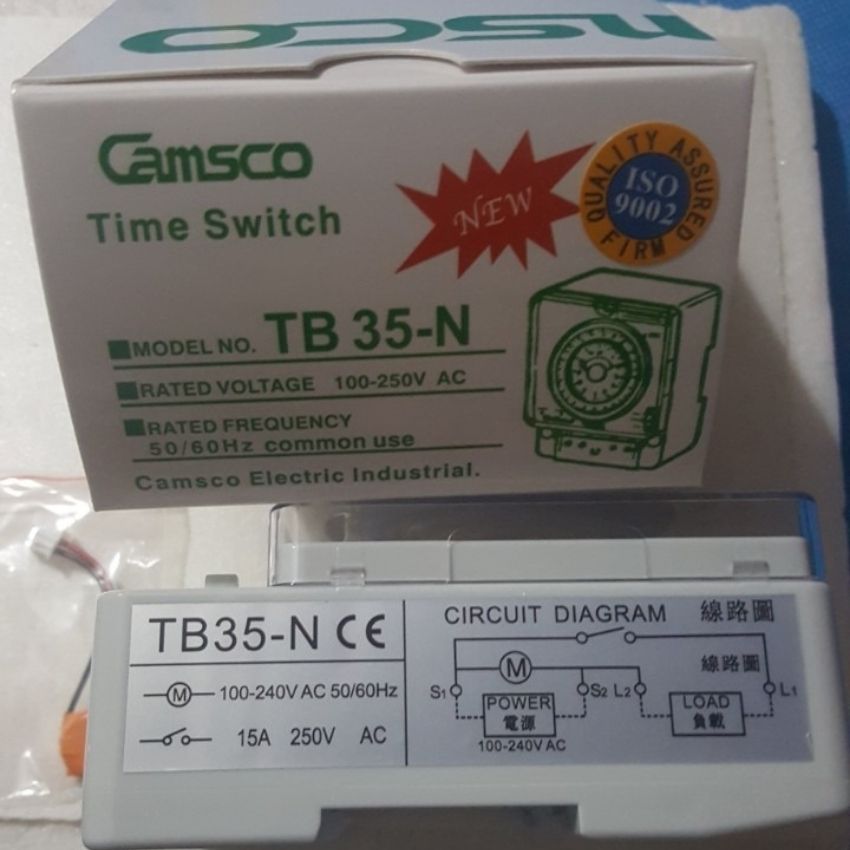Timer Camsco 24h (Rơ le thời gian 24h camsco)