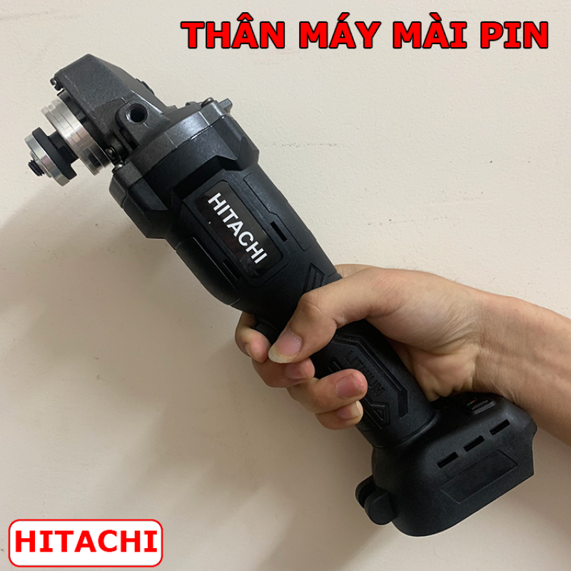 Thân máy mài pin Hitachi - Thân Máy Mài Góc Dùng Pin Hitachi Không Chổi Than - Máy mài cắt Hitachi