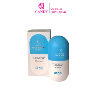 Viên Uống Collagen Thơm Cơ Thể Genie Premium Max White Plus+ Màu Xanh Hàn thumbnail