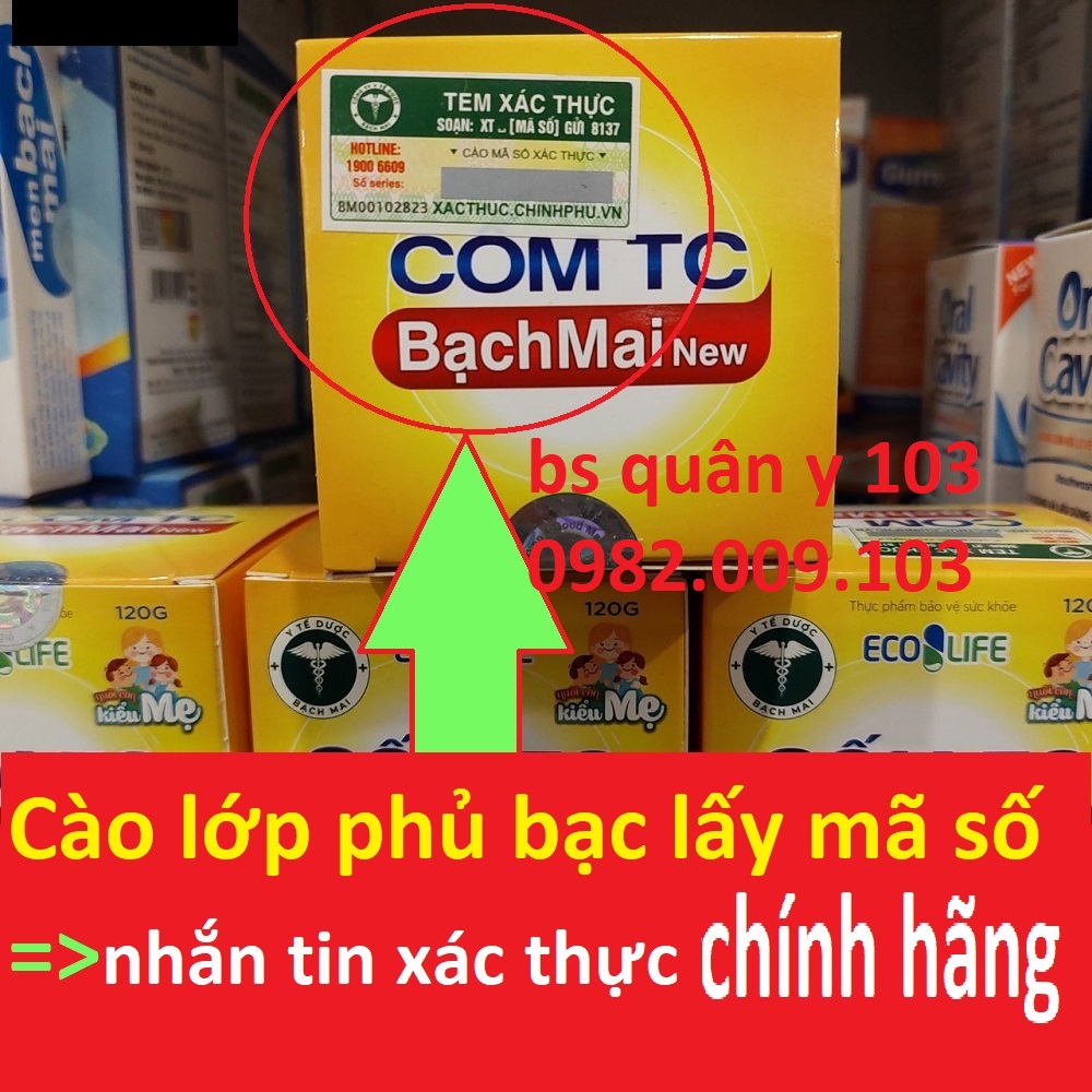 Cốm tăng cân bạch mai tc new plus 120g