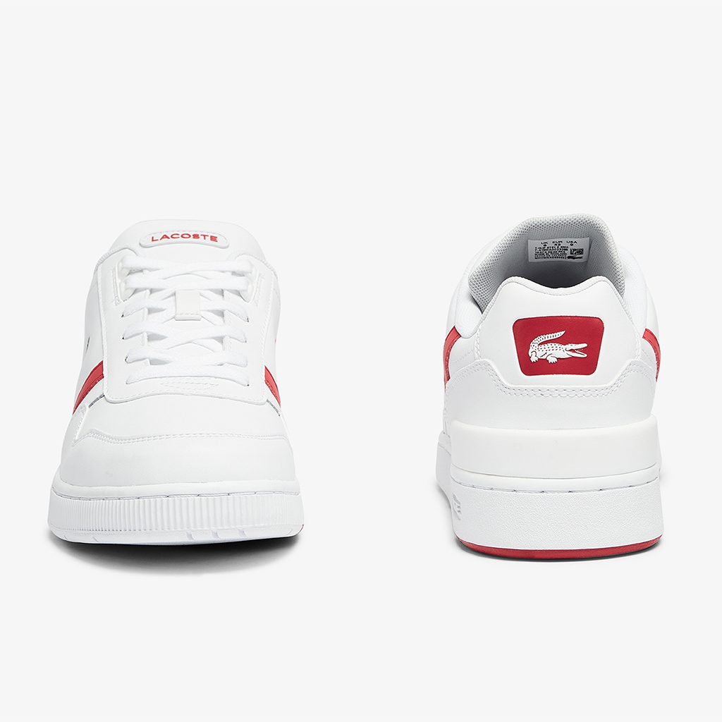 [FreeshipMAX] Giày Lacoste T-Clip 0721 – Trắng/Đỏ
