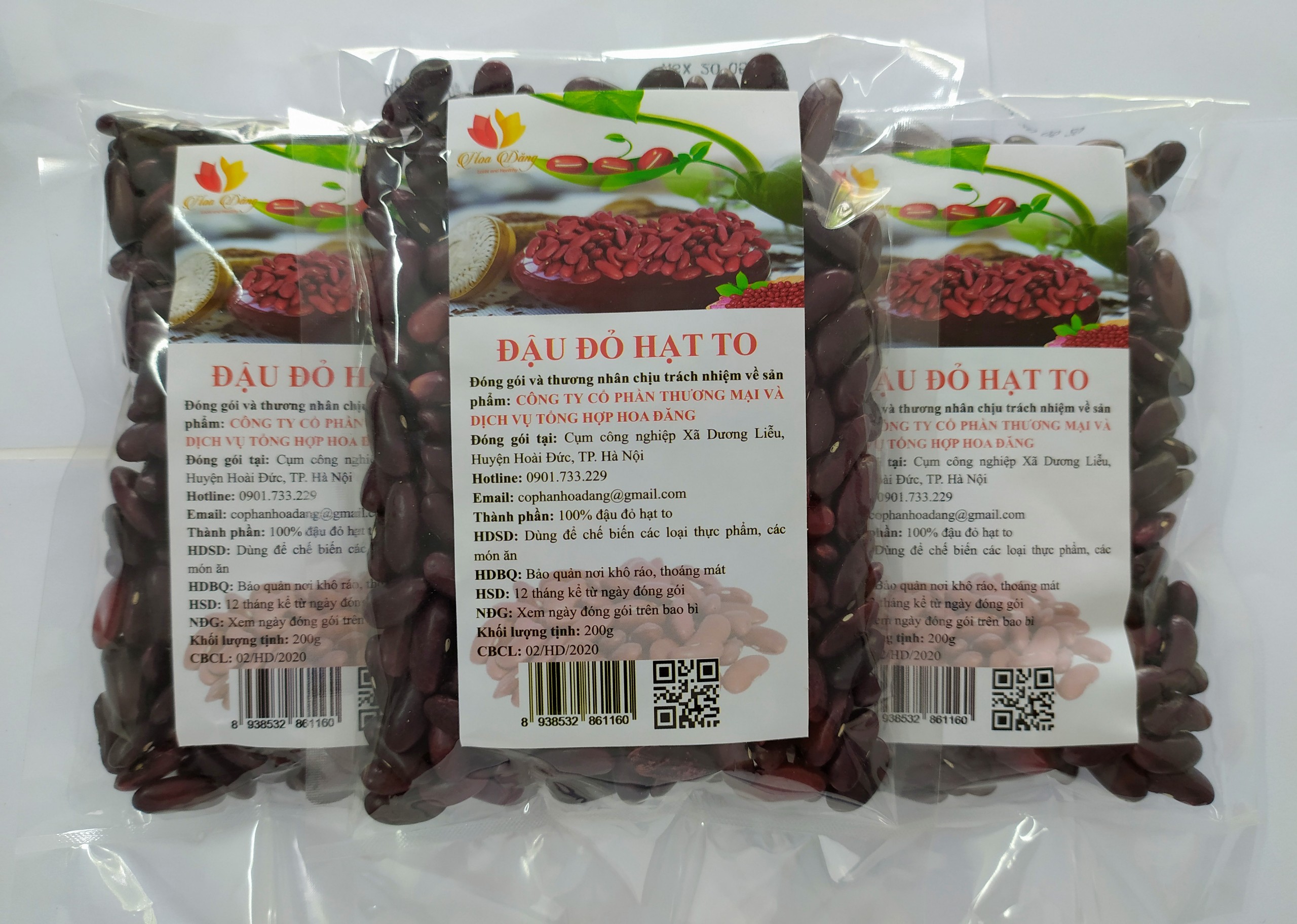 ĐẬU ĐỎ HẠT TO GÓI 200G