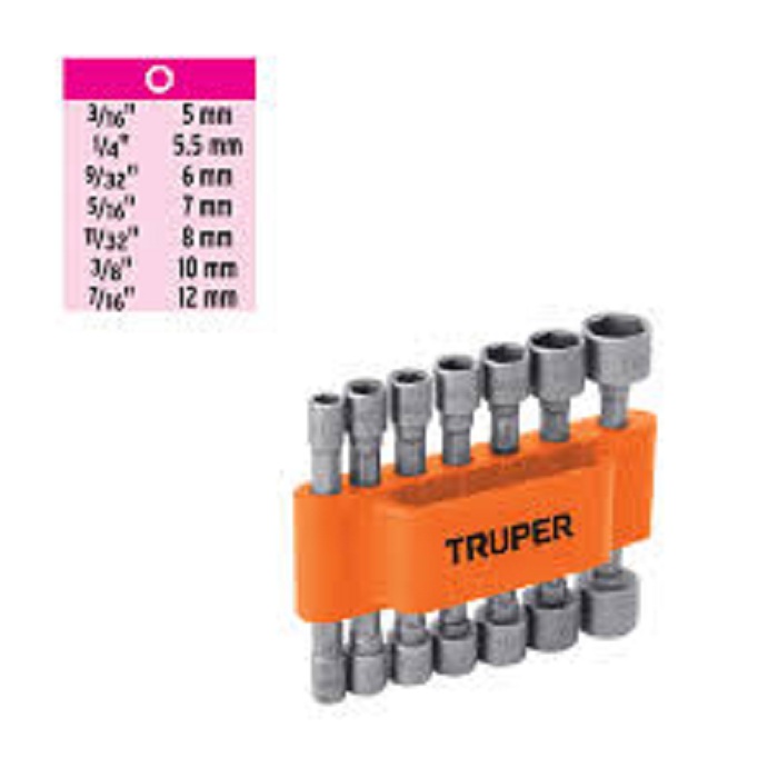 Đầu vít bắn tôn 14 chi tiết Truper - 12844