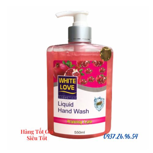 (Q8) Nước rửa tay cao cấp White Love 550ml