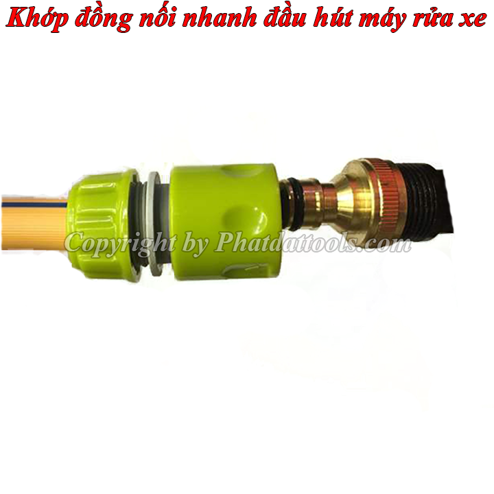 Cút đồng nối nhanh có lọc cho máy xịt rửa xe cao áp