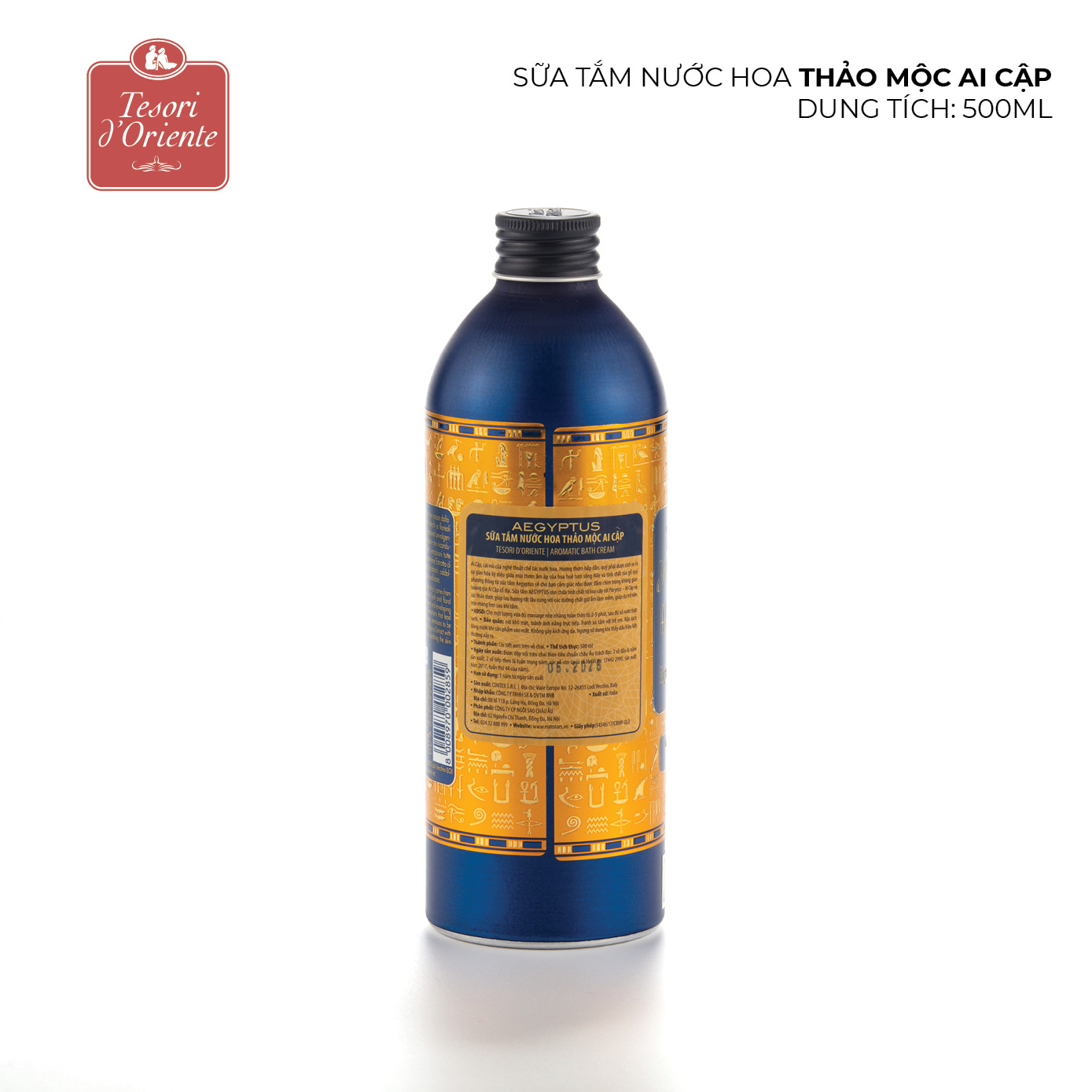 Sữa tắm Tesori d'Oriente Thảo mộc Ai Cập 500ml