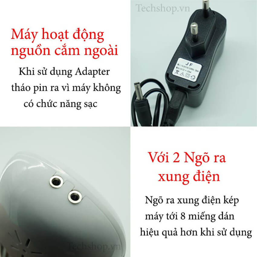 Massage Therapy Machine 8 stickers and gift with 8 pieces stickers