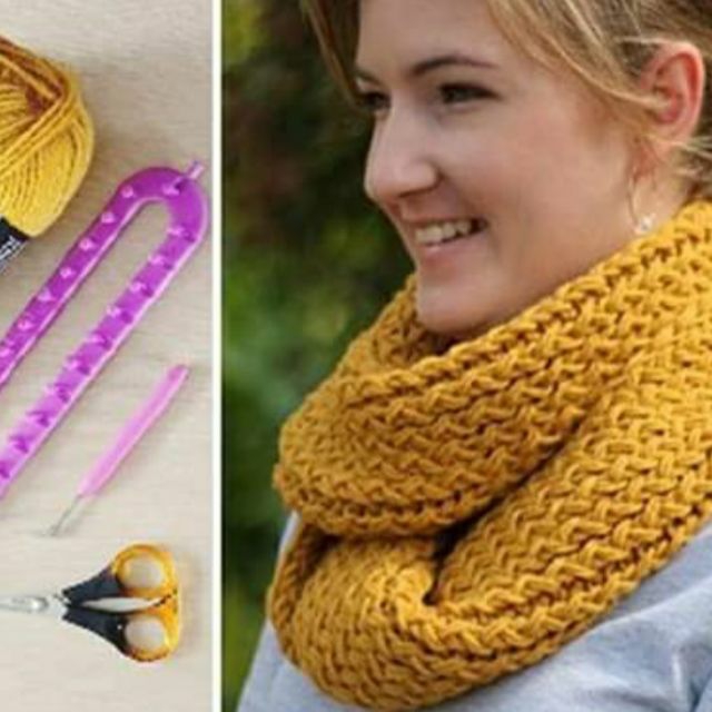 [HCM]Bộ loom đan khăn len