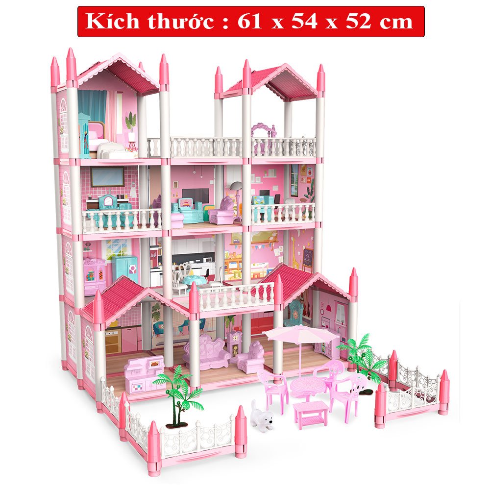 Qucks 4 claws big size dolls house model for babies play Barbie toy plastic safe material for babies hygiene standard