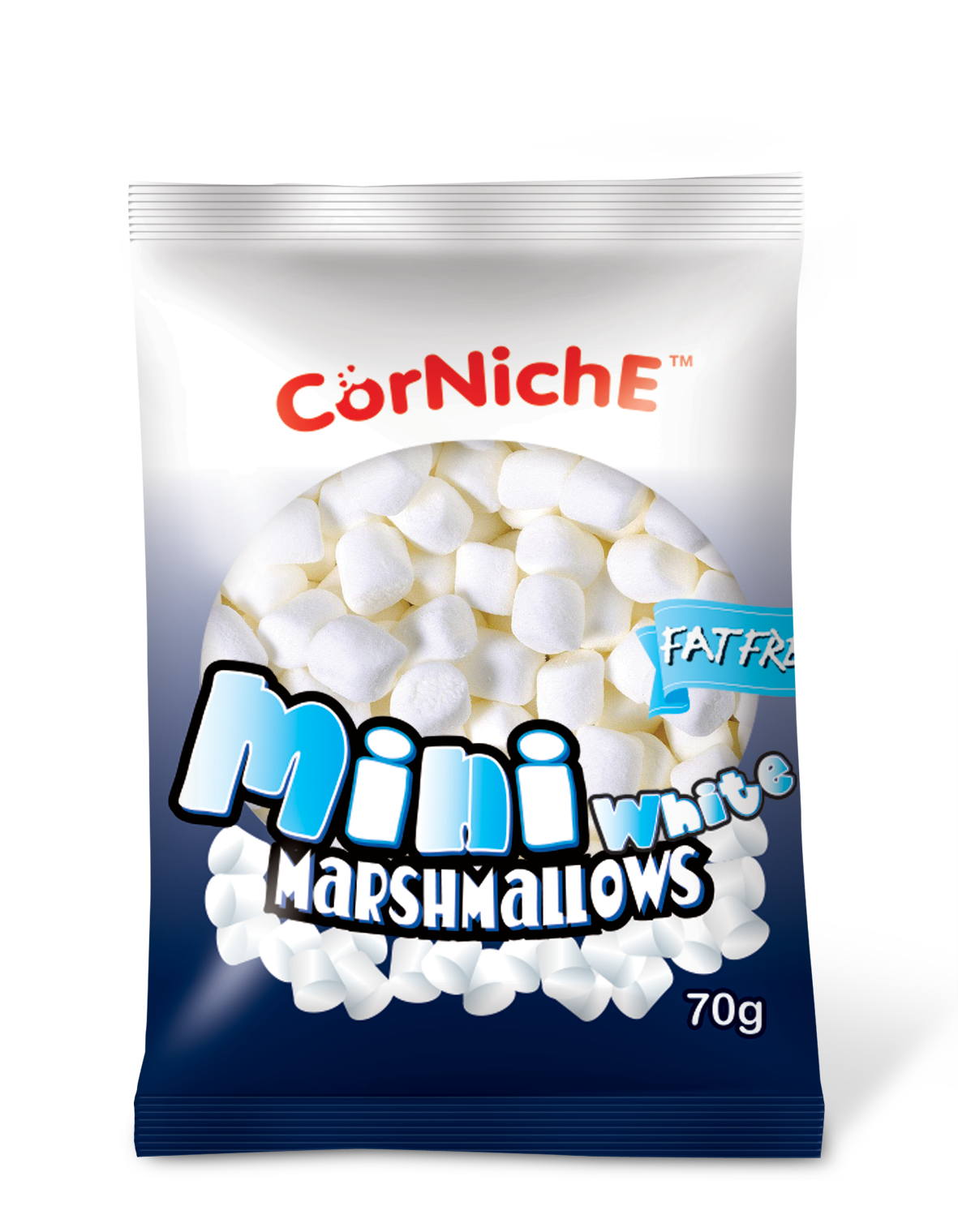 Kẻo xốp marshmallow trắng 70g