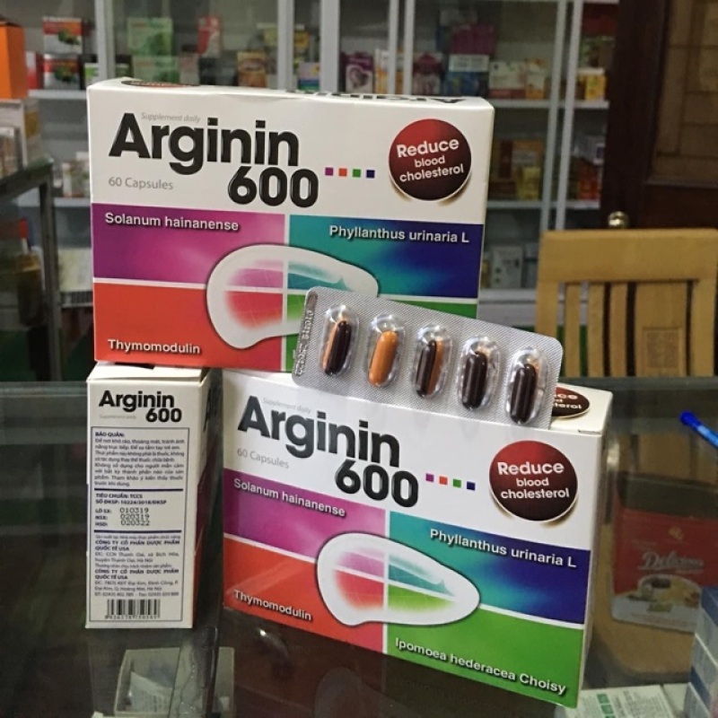 Arginin 600 Giúp tăng cường chức năng gan hiệu quả