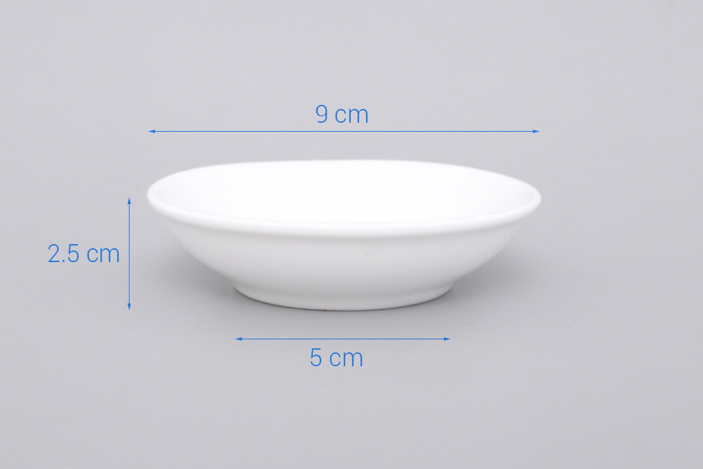 [HCM]Dĩa chấm sứ 9 cm Minh ChâML010