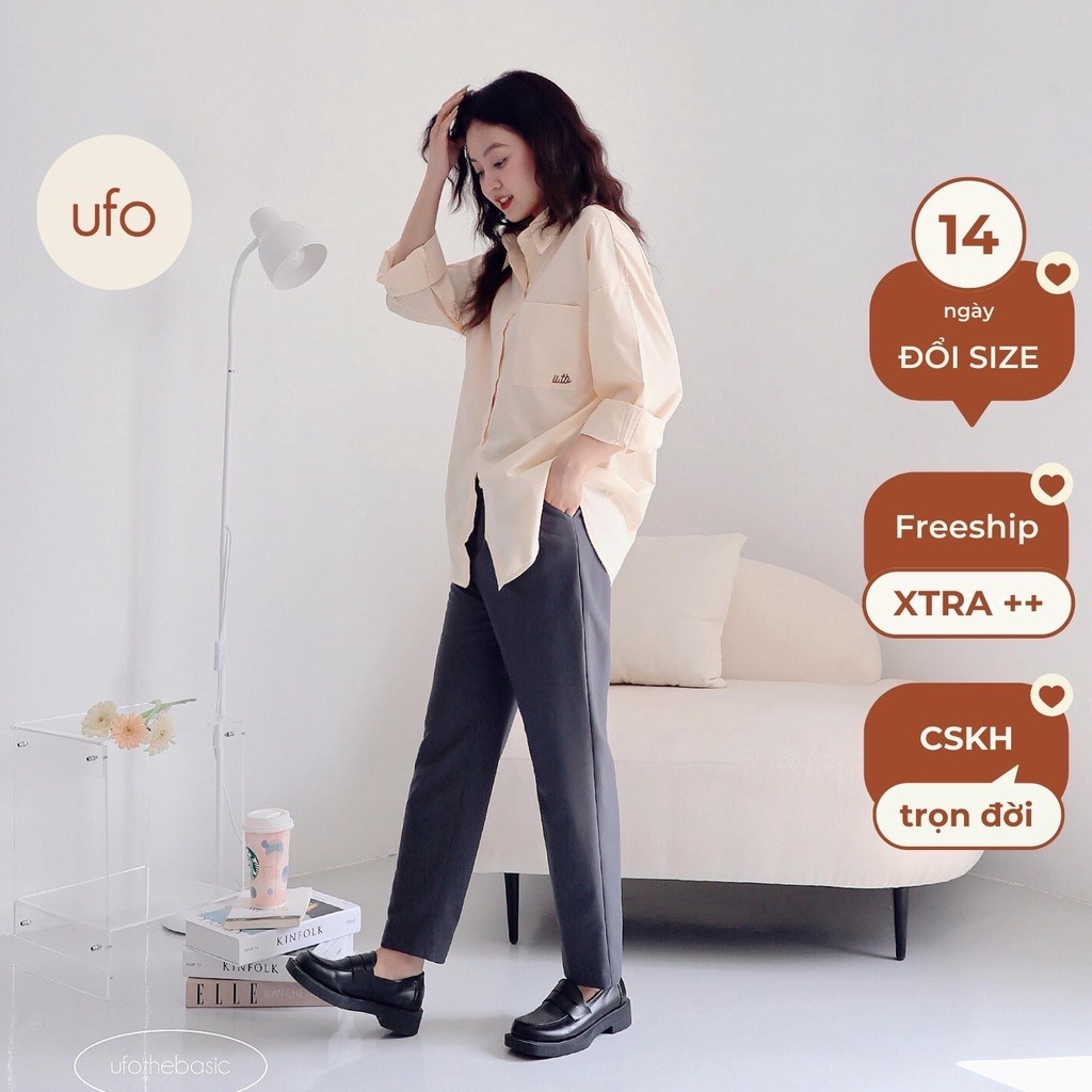 [Nhập LAZLOOK99 GIẢM 100K/500K] Quần baggy nữ form rộng - Daily Baggy - by ufo.thebasic