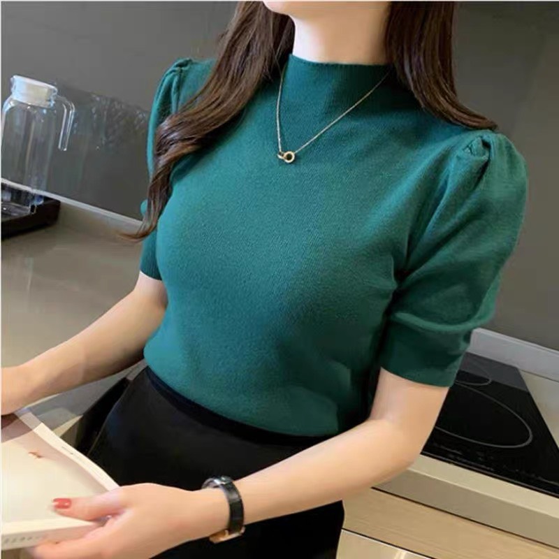 [HCM]Áo len nữ tay phồng Quảng Châu ATN360