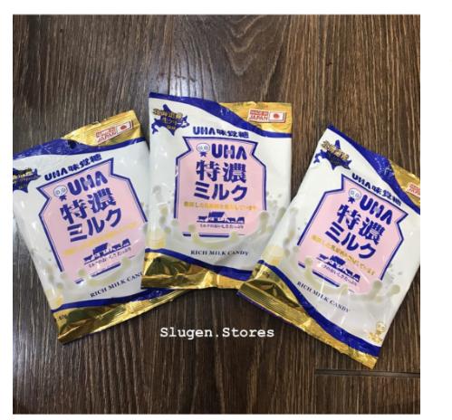 Combo 3 gói kẹo sữa bò UHA Nhật Bản gói 67gr