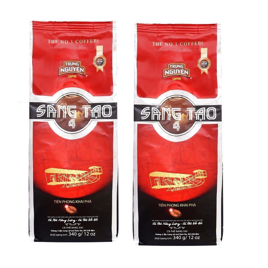 (COMBO 3 GÓI) Cà phê SÁNG TẠO 4 Trung Nguyên( Mỗi Gói 340gam)