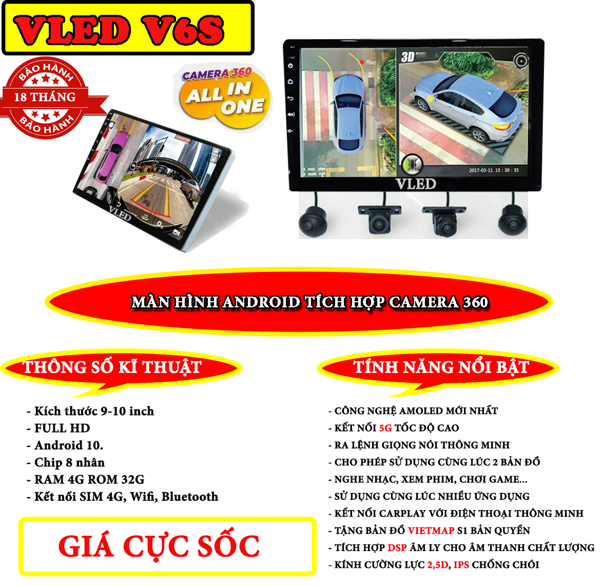 Bộ màn hình liền camera 360 cho xe FORD FOCUS - nên lắp camera hành trình nào, phu kien oto, camera lùi hồng ngoại, phụ kiện trang trí xe ô tô