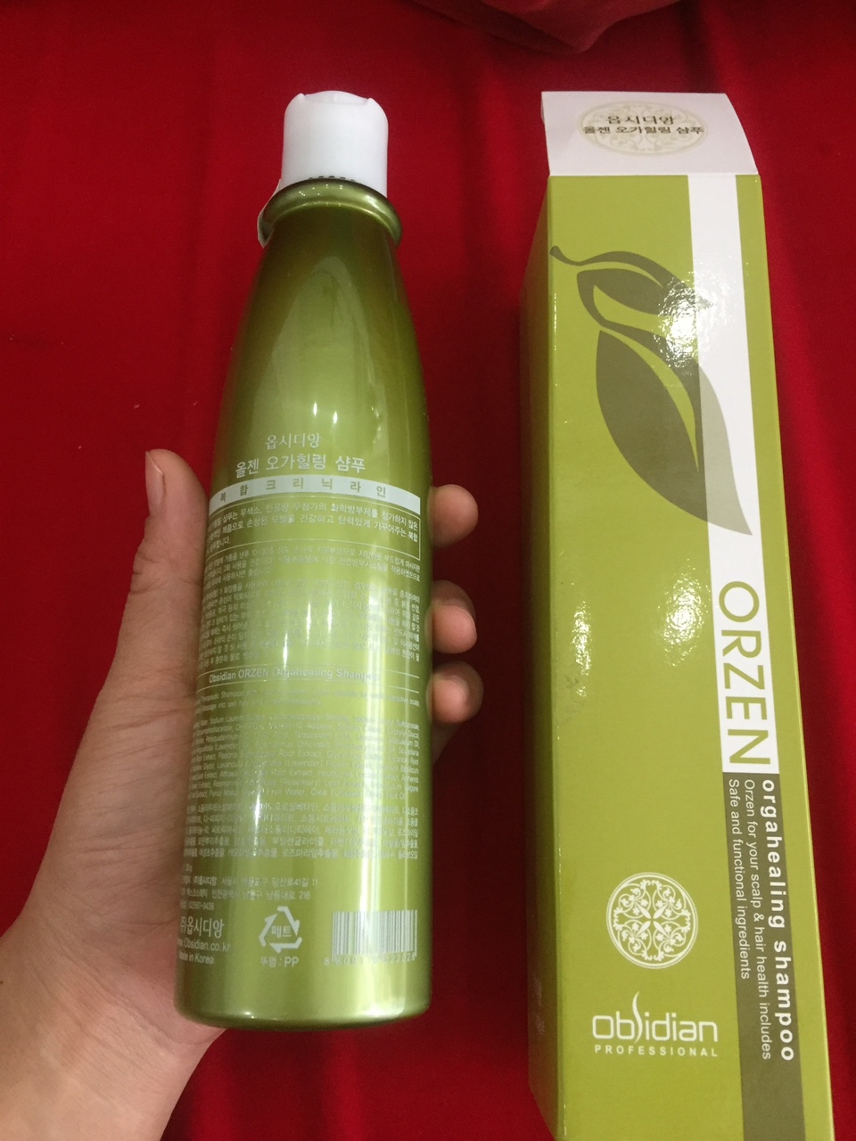 [Orzen-Korea] Dầu gội chống rụng tóc Orzen Orgahealing Shampoo 320g ( Obsidian)