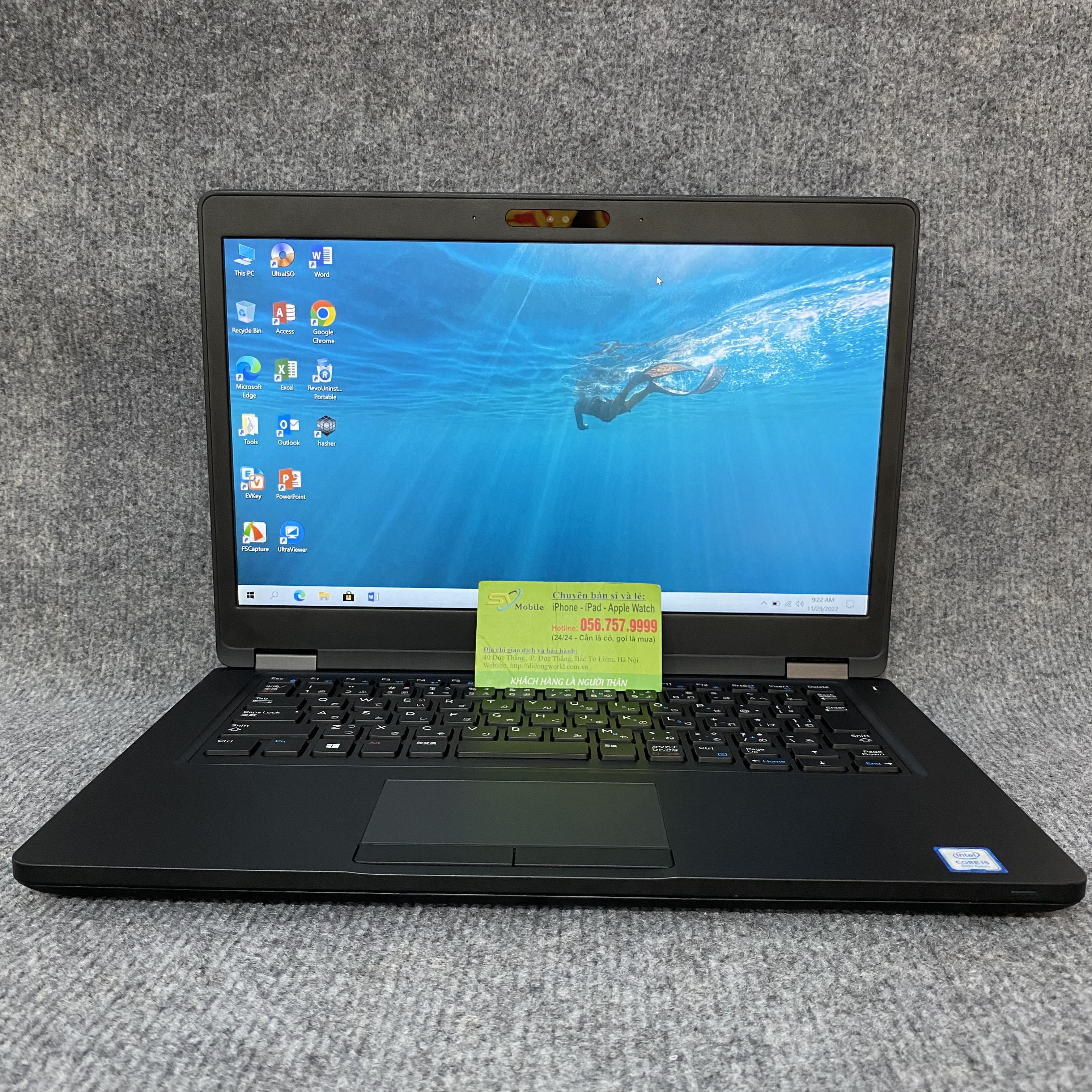 Laptop Dell Latitude Core i5- Ram 8GB- Ổ cứng 128G SSD- màn hình 12.5" HD - Win 10 Pro. bảo hành 12 tháng