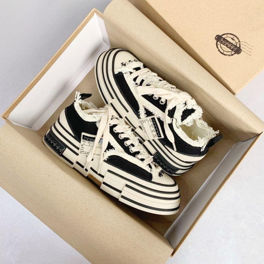 giày sneaker giày thể thao nam nữ xvessel đế cao chuẩn đế gỗ fix logo hông hottren 2020 giá rẻ