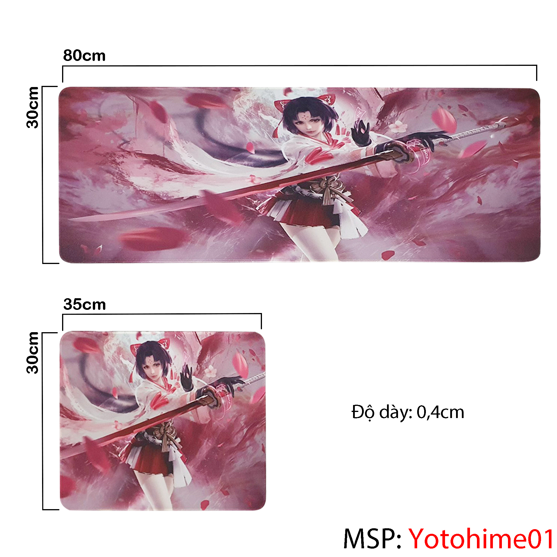 Lót chuột Yotohime - Naraka Bladepoint