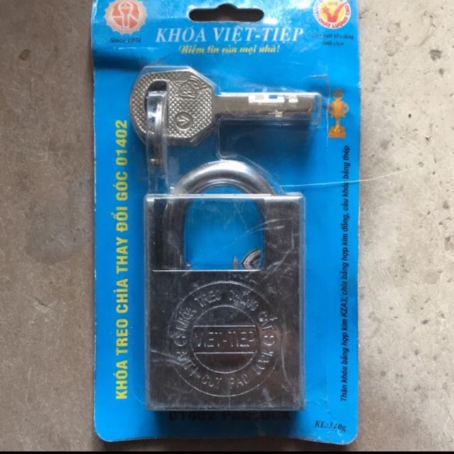 Khoá Việt Tiệp Chống Cắt 01402 ( Hàng Chính Hãng )