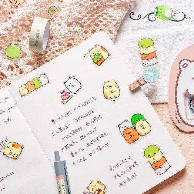 Bộ 4 gói sticker ngộ nghĩnh