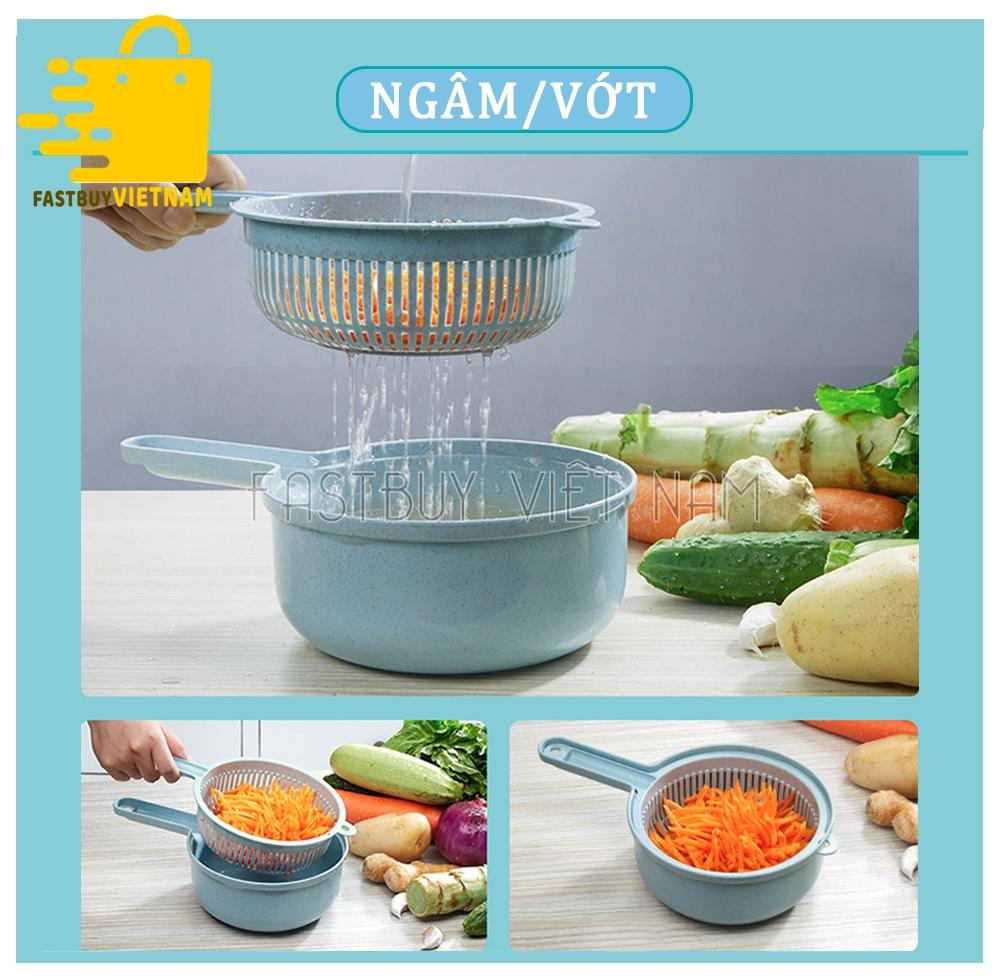 Bộ Dụng Cụ Nạo Củ Quả Đa Năng
