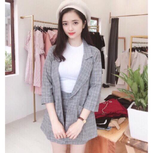 Set Vest Công Sở Form Rộng