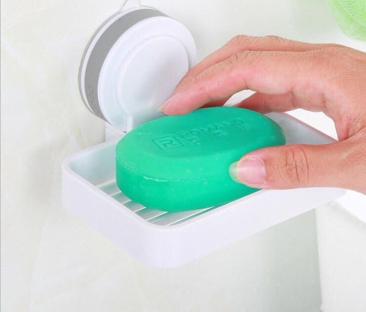 Kệ đựng xà phòng hút chân không Ecoco Hàng cao cấp
