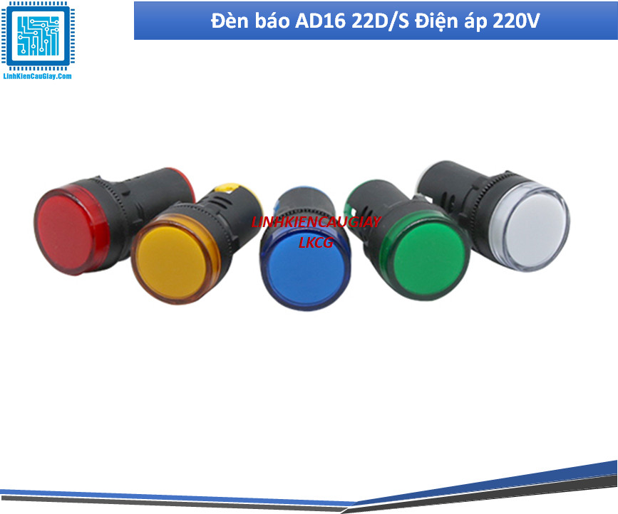 Đèn báo AD16 22D/S Điện áp 220V