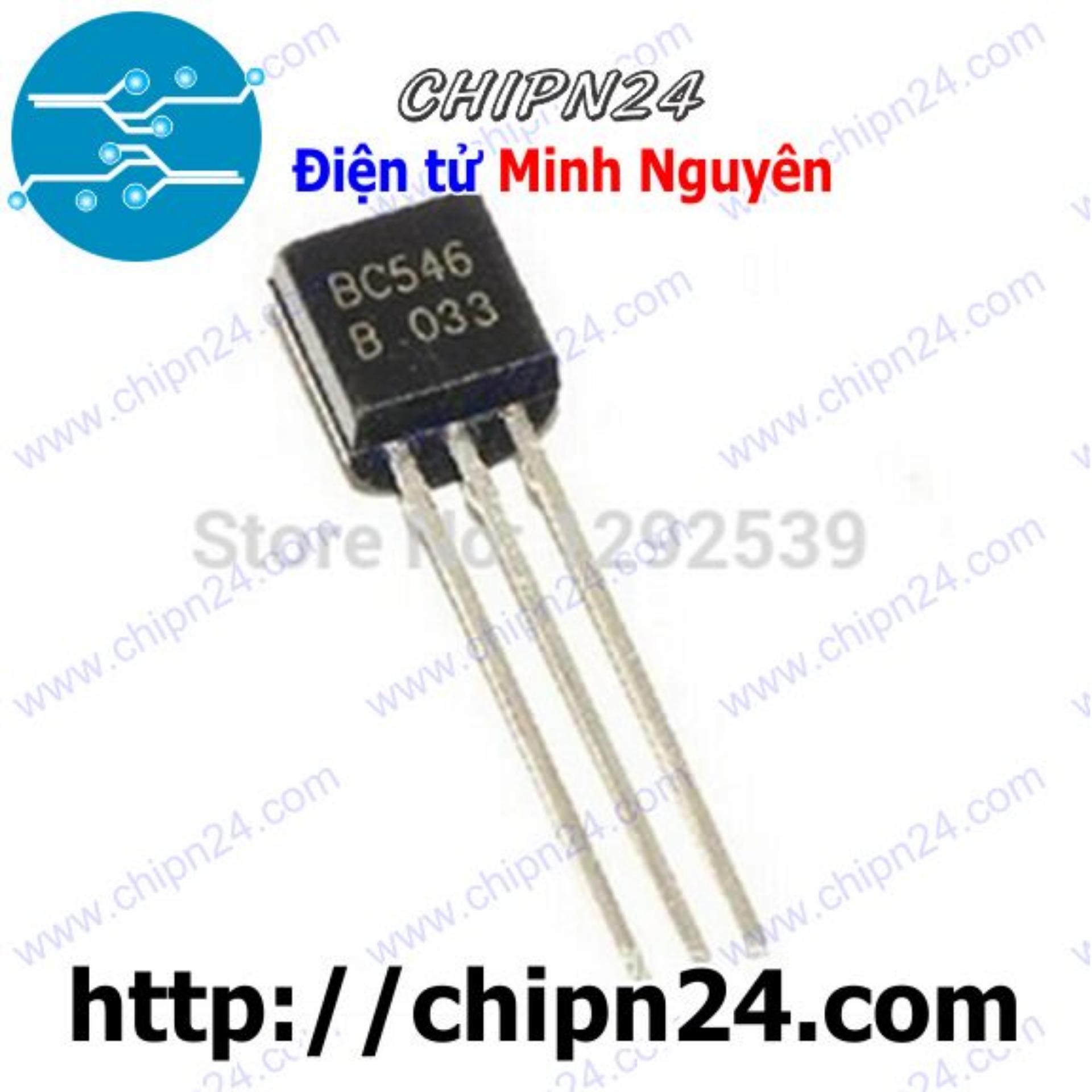 Transistor bc546 to-92 npn 100ma 65v
