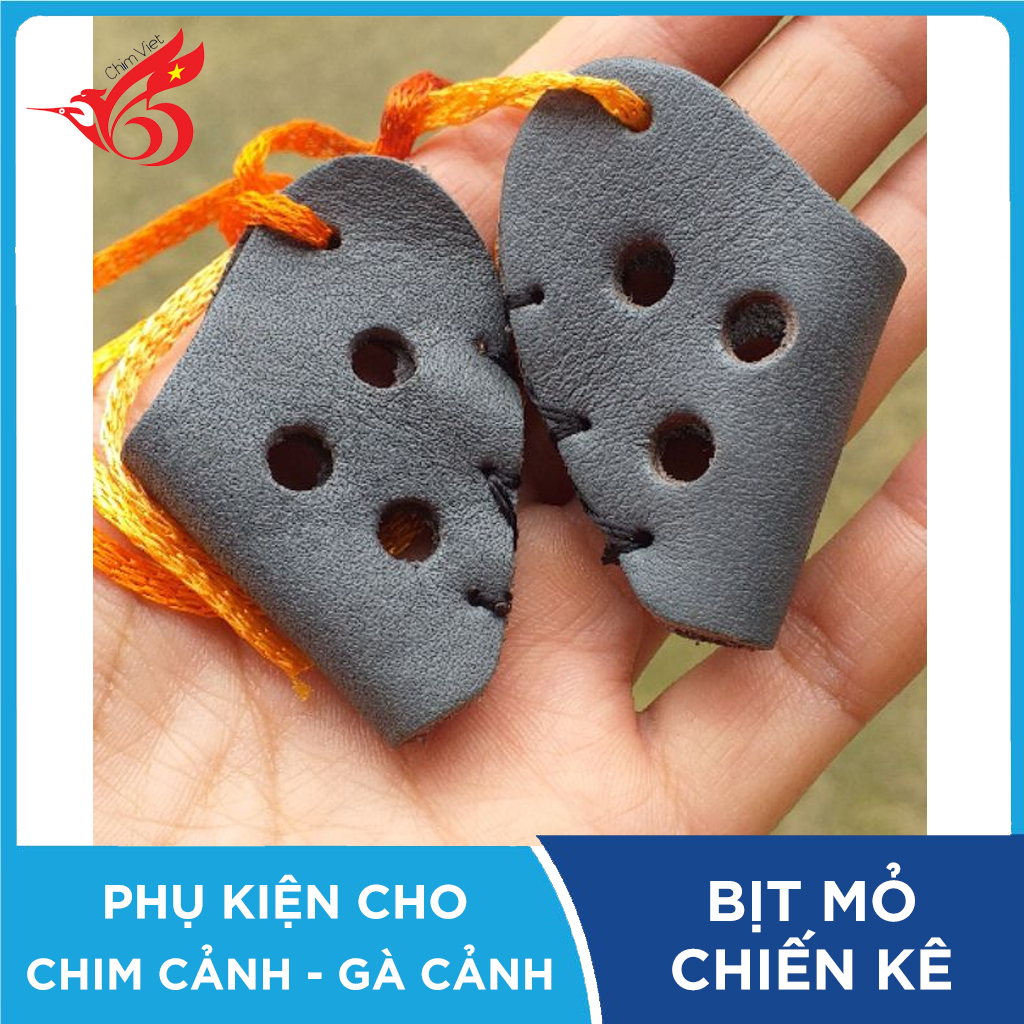 Bịt mỏ cho gà chọi, bịt mỏ chiến kê chất liệu da tổng hợp