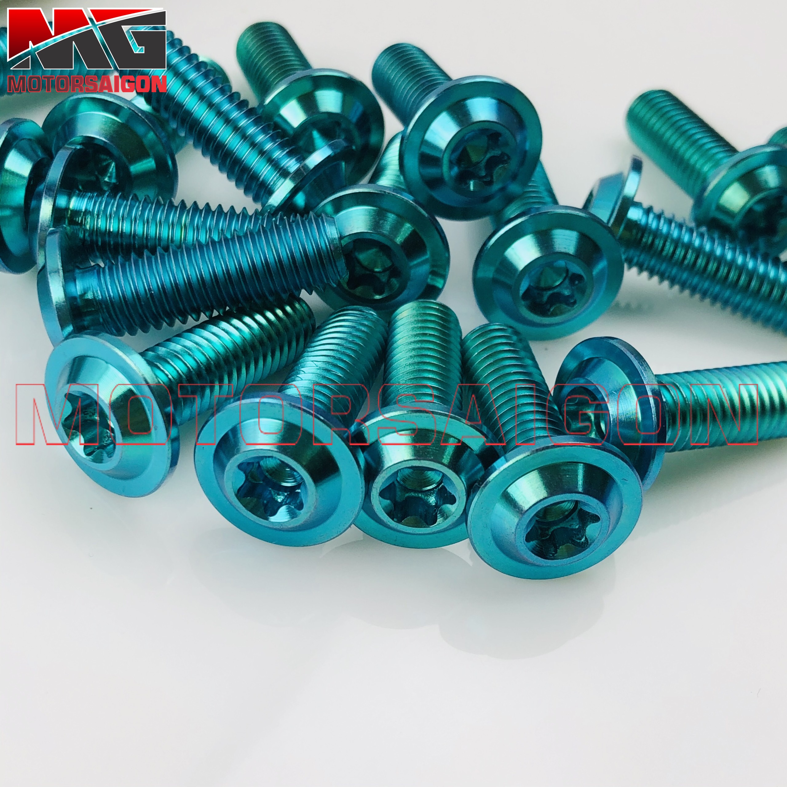 [HCM]ốc titan gr5 xanh lục bảo gắn đĩa nhập khẩu thái lan dòng cao cấp 1 ốc Motorsaigon