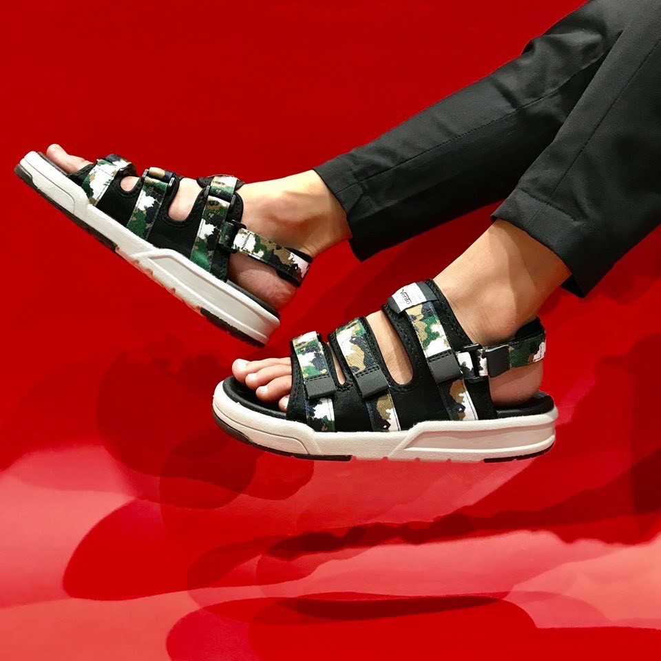 Sandal VENTO Nam Nữ Cao cấp SD1001 Xanh lá