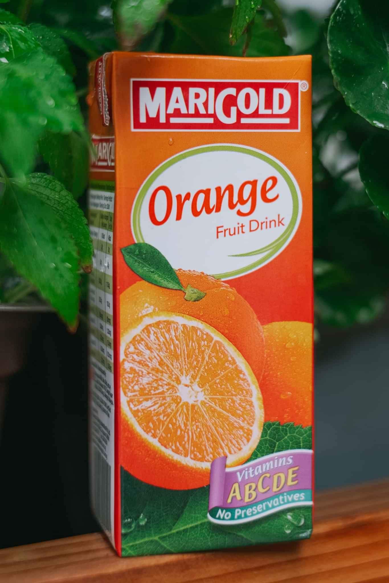 Nước ép Cam Marigold thùng 24 Hộp x 250ml