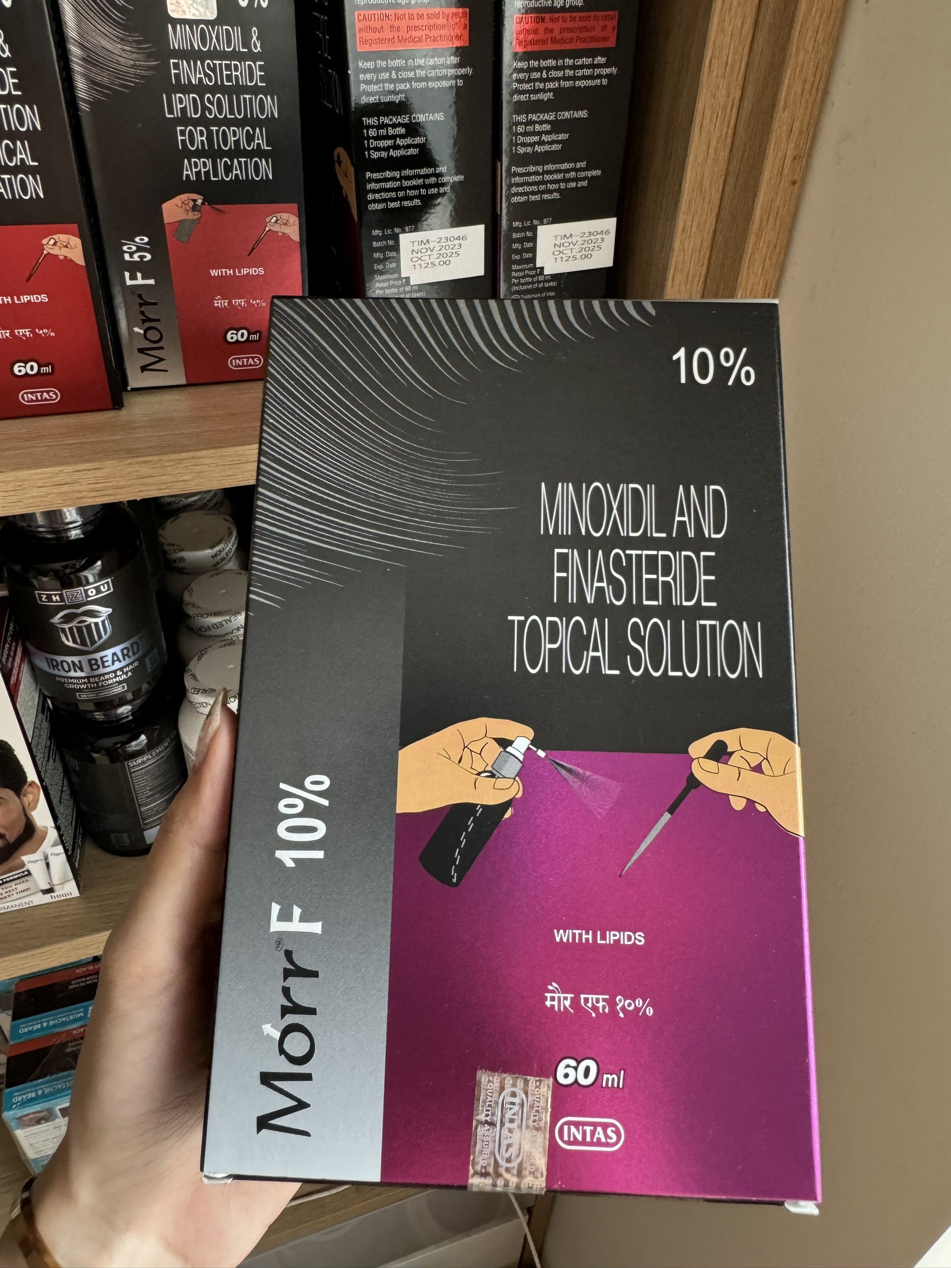 (TẶNG AZELAIC) - Dung Dịch Mọc Tóc Morr F10% (Minoxidil 10% Hàm Lượng Cao)