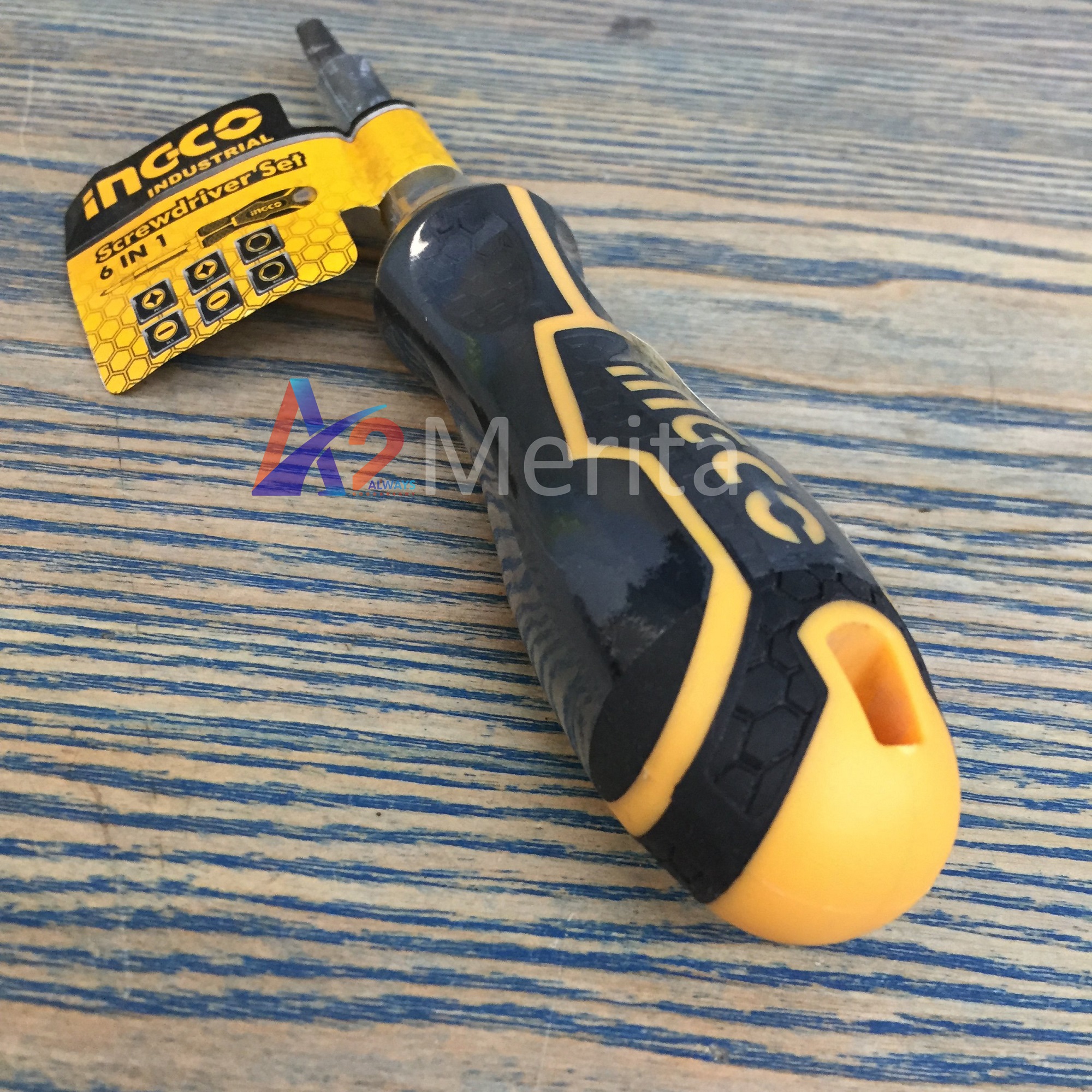 Tuốc nơ vít 6 đầu INGCO AKISD0608