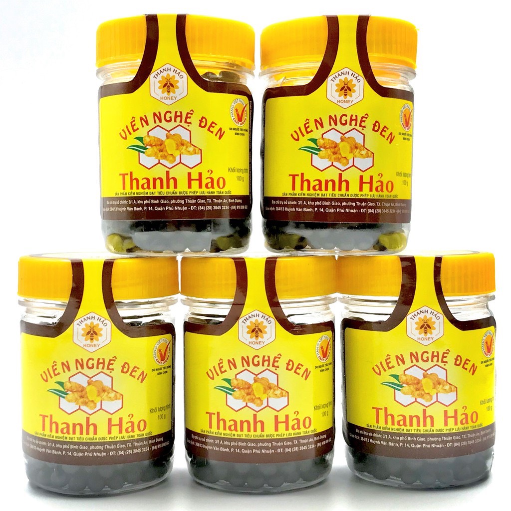 Viên Nghệ Đen Mật Ong Thanh Hảo 100g