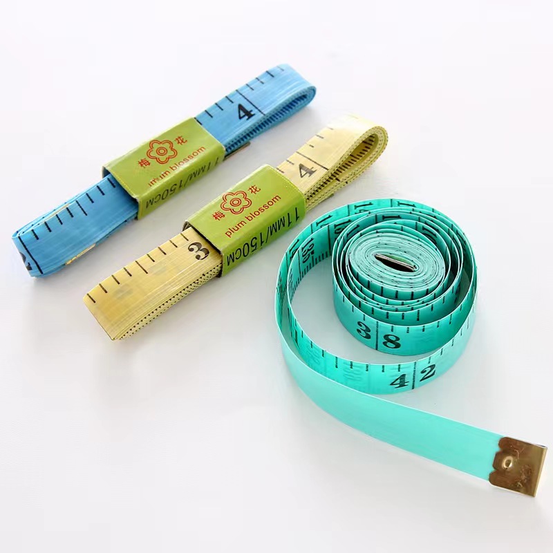 Sewing string ruler, measuring three loops