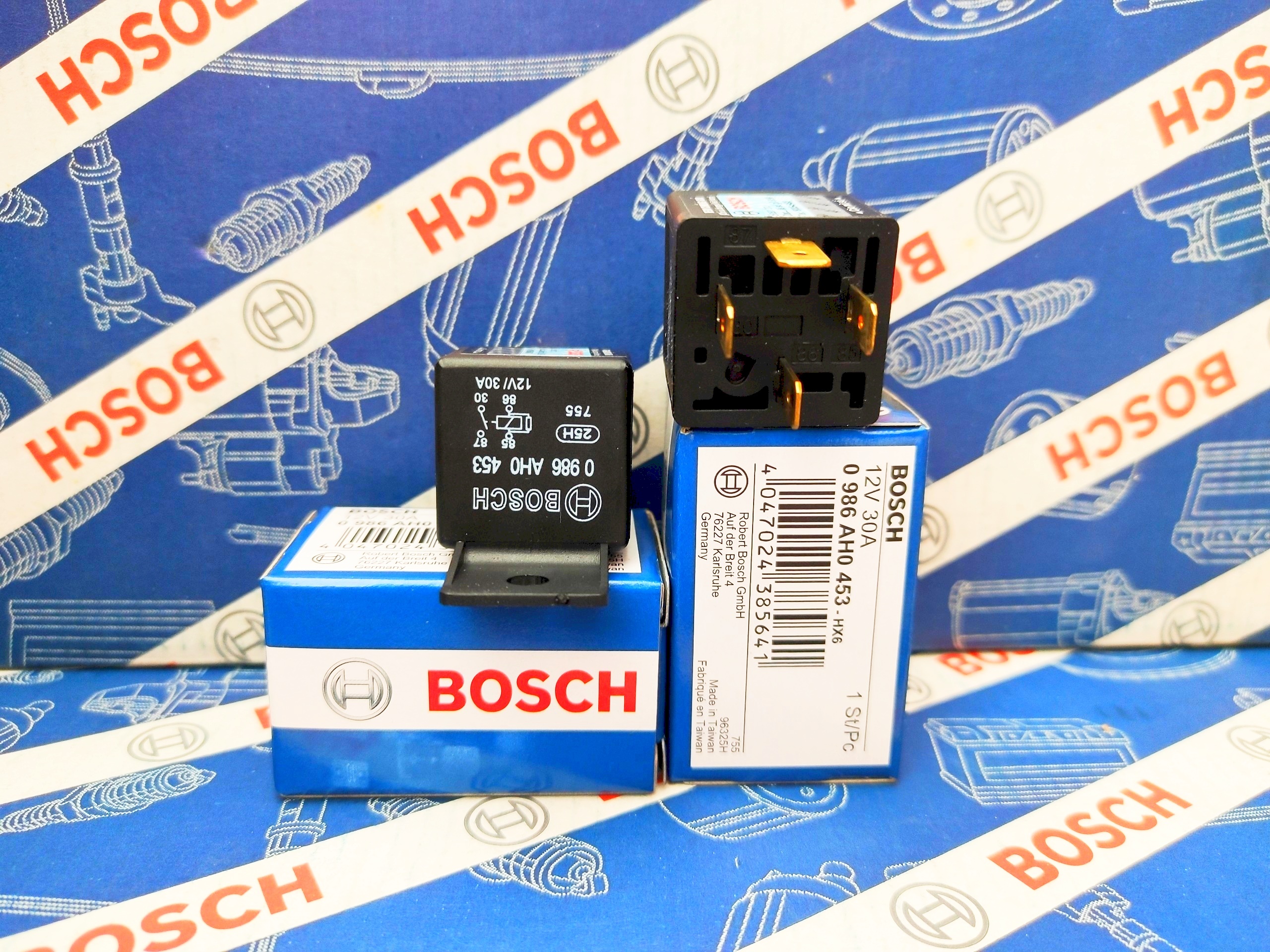 Relay Rờ le Bosch 4 Chân 12V 30A - Relay 453