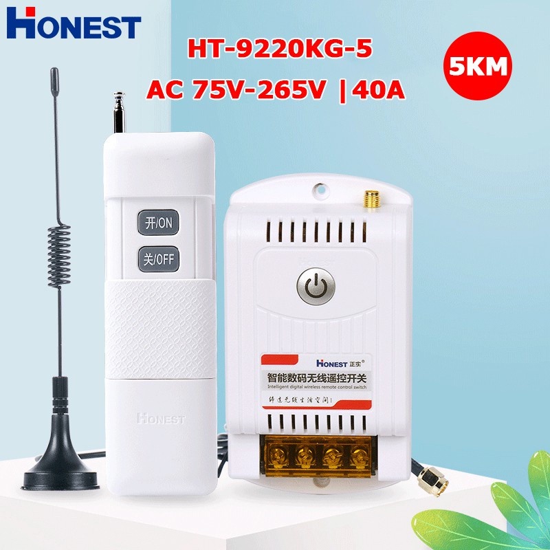 Công tắc điều khiển từ xa 5km honest ht-9380kg-5