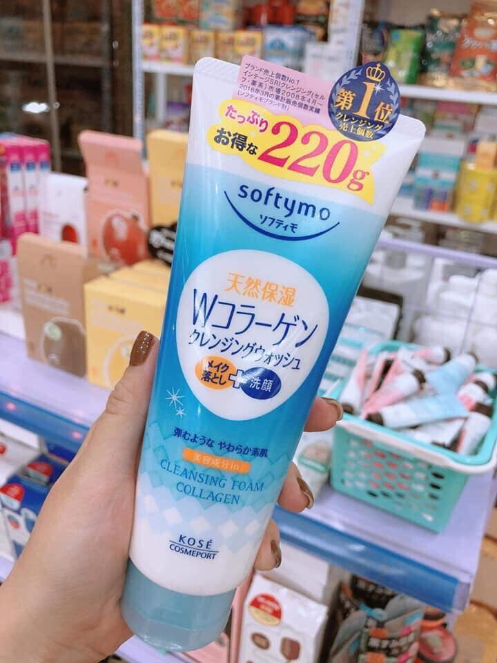 Sữa rửa mặt Kose Softymo White-Nhật bản
