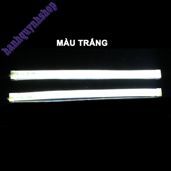 Bộ Led Dây Độ Mí Ngoài Đèn Pha Ô Tô 2 IN 1 30cm Xi Nhan Vàng Chạy Đuổi