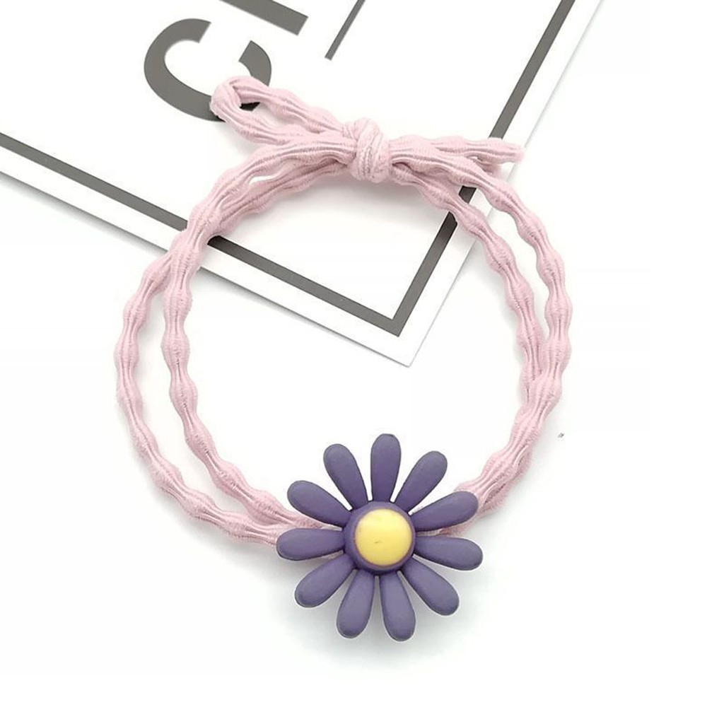 Thun Cột Tóc Hoa Cúc Handmade nhiều màu