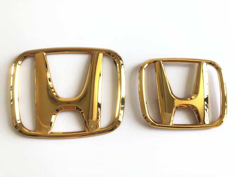(Gold)2PCS Honda Civic FC 2016-2020 Front & Rear Logo(Badge/Emblem) E11+SYY